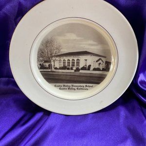 VTG📌Castro Valley Elementary School, CA Historical Porcelain Plate